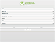 Tablet Screenshot of ccrda.ca